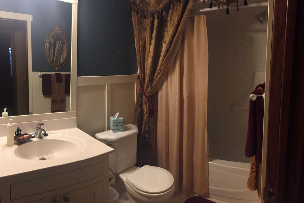 You'll have your own bathroom to use right across the hall.