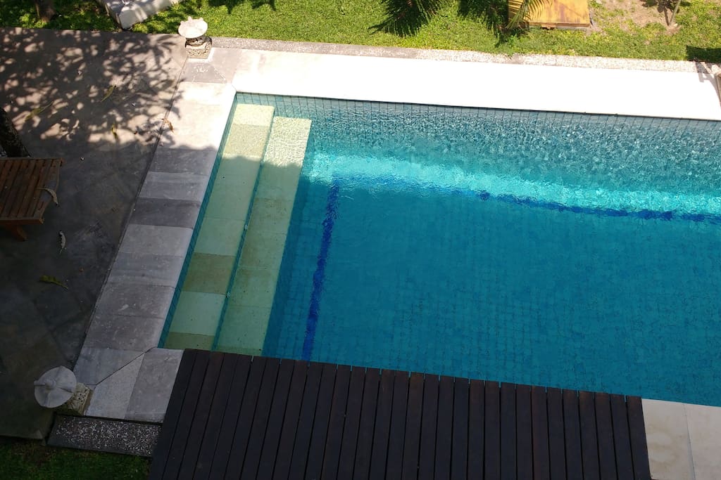 Pool View from Balcony