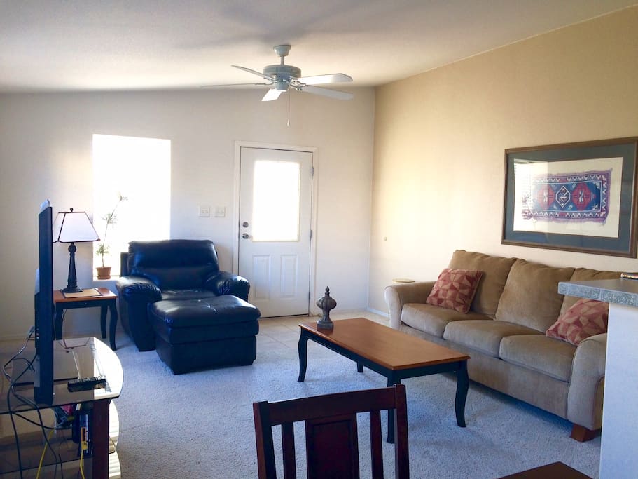 Open dining/living