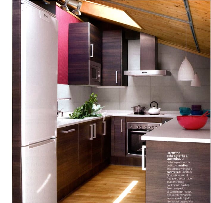The kitchen.