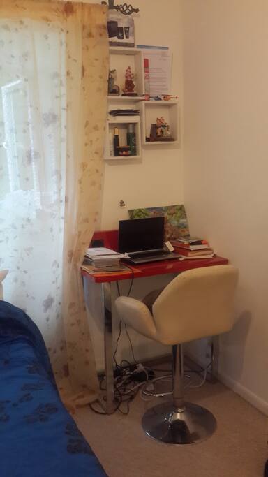 Room with reading table
