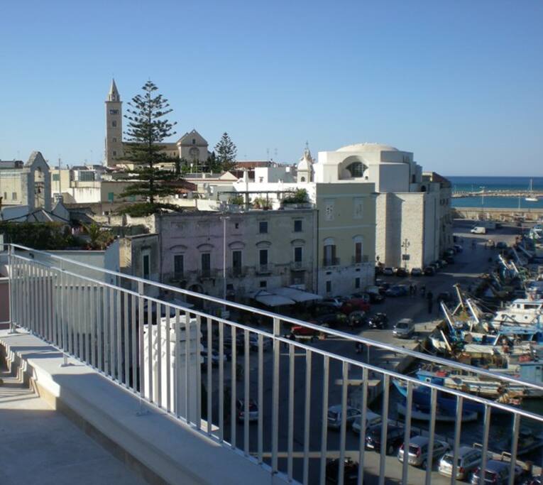 View from the font balconies