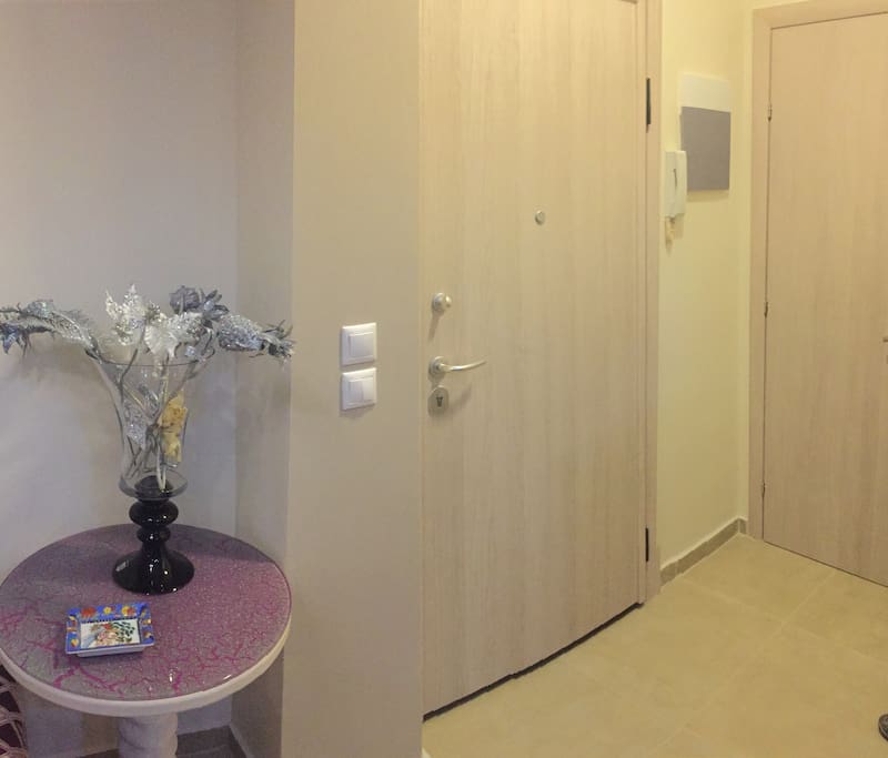 Front door from the inside