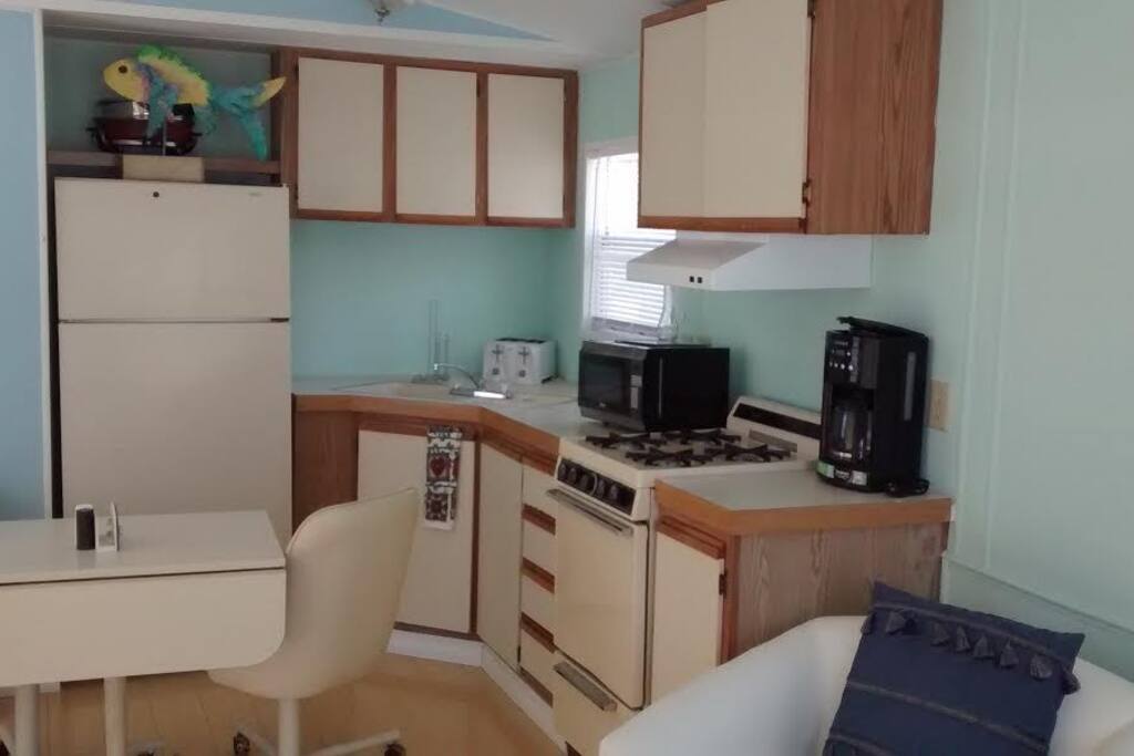 Kitchen with small dining table