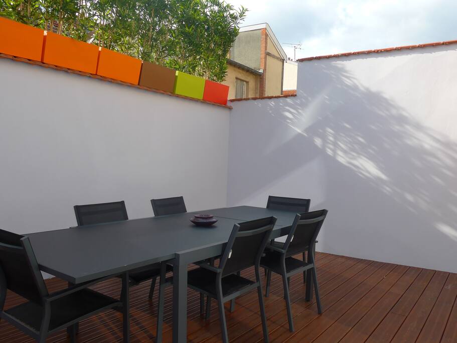 Salle à manger exterieure