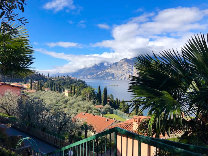 Malcesine Villa Emma Lake view