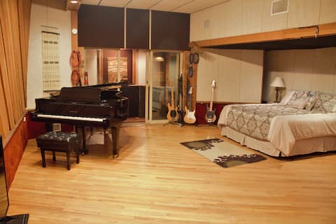 Unique Converted Recording Studio BnB Experience