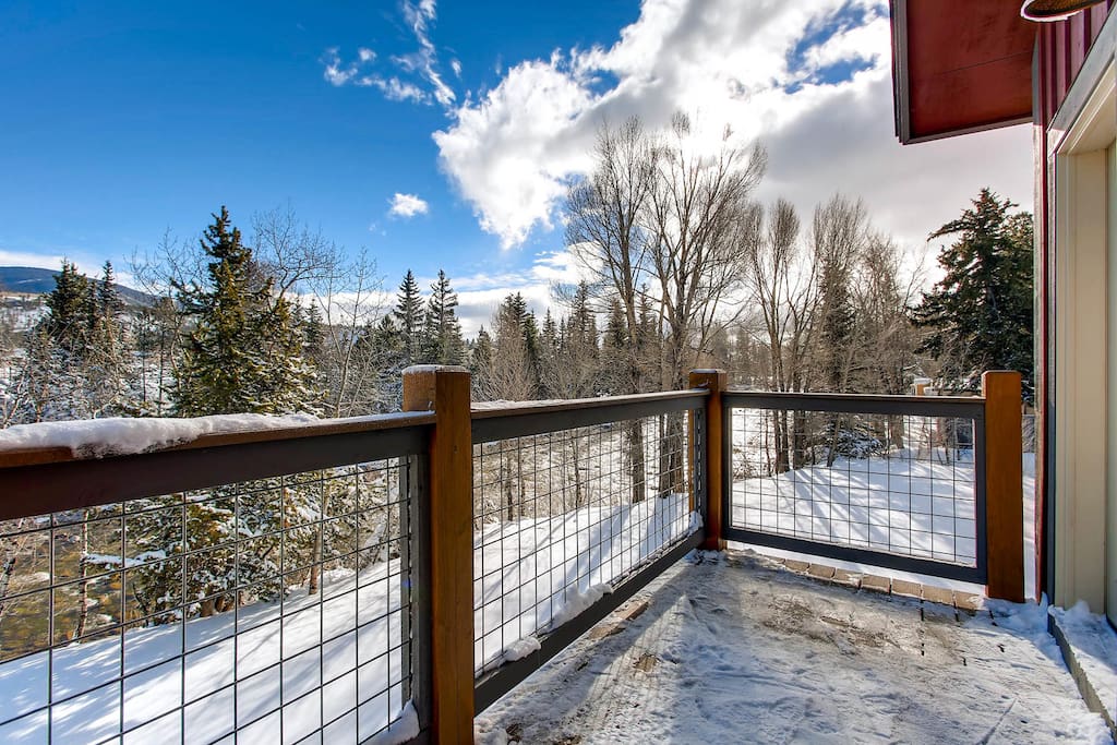 Take in Blue River views from your condo in the heart of Silverthorne!