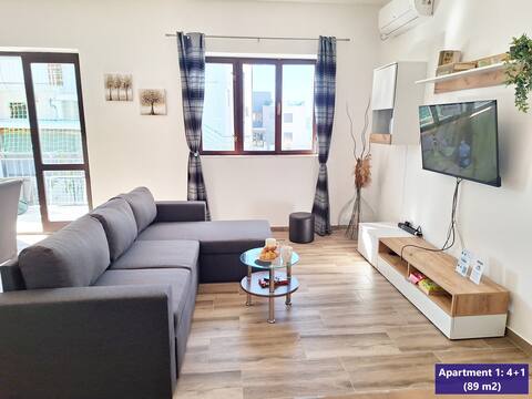 Popular Airbnb listing: Apartments 7olives, Apartment A1-89 m2 (4+1) in Općina Sveti Filip I Jakov