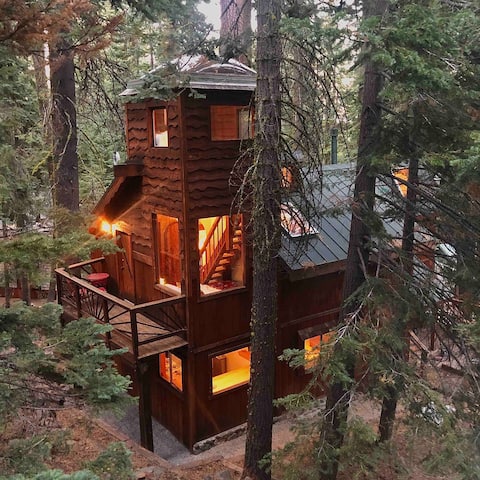 Tahoe Treehouse | Hot Tub, Private Pier, Dome Loft