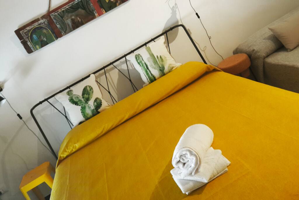 panoramica letto matrimoniale