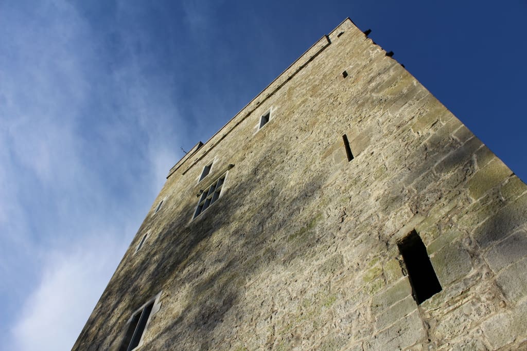 Clonbrock Castle. A National Monument, the castle was under scaffolding for seven years until October 2015.