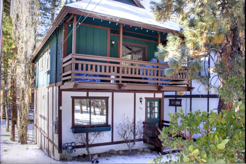 Our two story cabin.