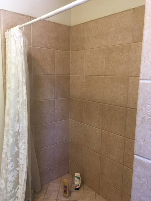 Large shower area