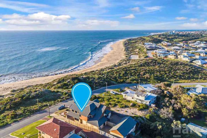 Sunset over the ocean