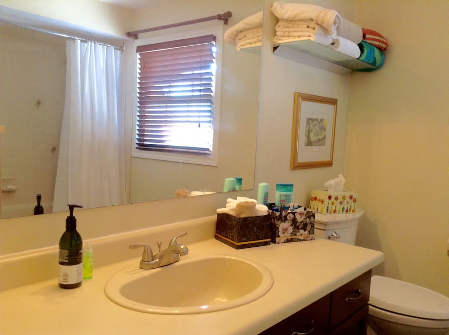Private 4-piece bathroom across the hall. Plus shared use of powder room on main floor.