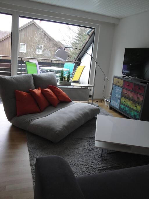 Relax-Schlafliege mit verstellbarem Oberteil