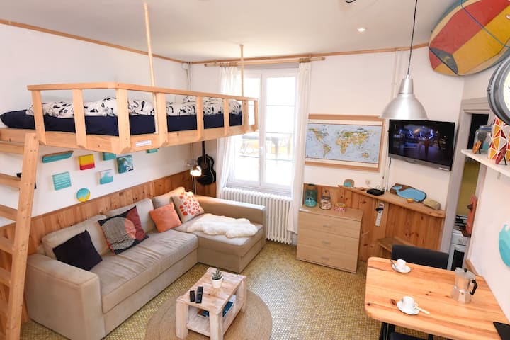 Private room with 0 bedrooms in Biarritz - Ocean view Apartment in Biarritz