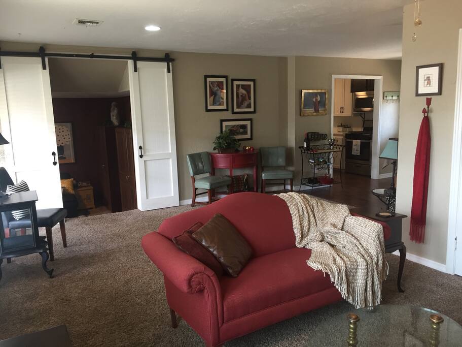 Living areas have ample seating for your guests.