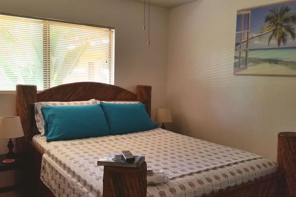 Suite w/full private bathroom, air conditioning, TV, & ample closet space. Shared condo - features free Wi-Fi, parking, pool and laundromat