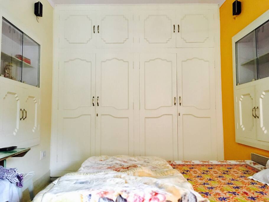 First room: With top notch O’General AC, Wardrobe, 5.1 music system, lost of sunlight and fresh air.