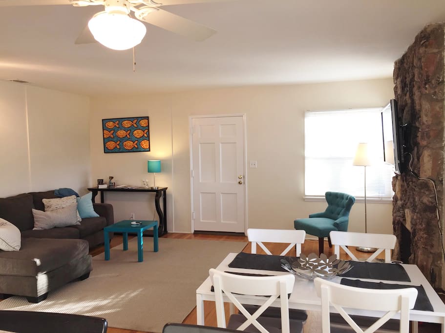 Open concept living.