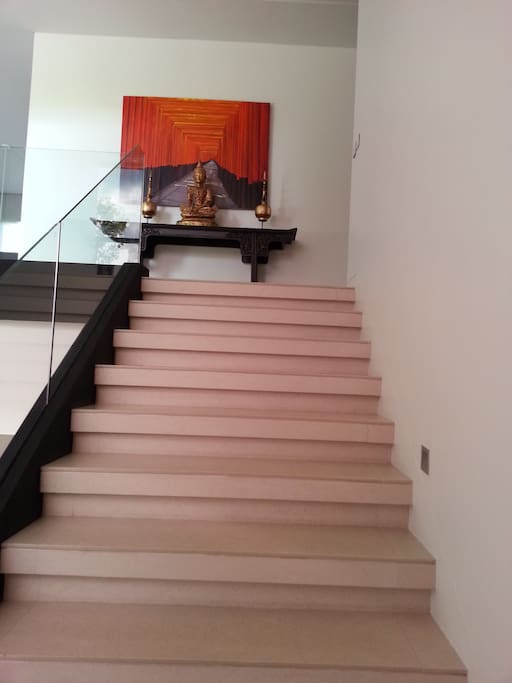 Stairs to the second floor