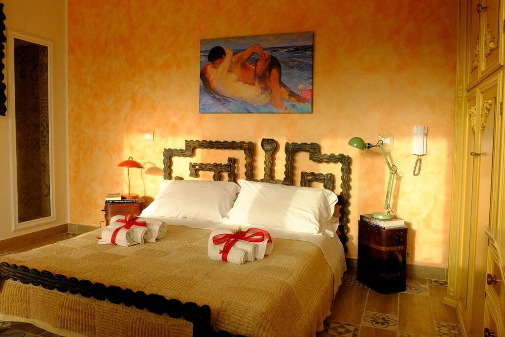 Satyria, camera matrimoniale con vista mare, bagno privato, frigorifero, wi-fi, TV schermo piatto, allarme, ingresso indipendente