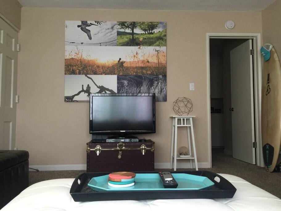 Open living room, lots of space to relax