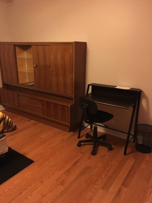 Desk space for bedroom