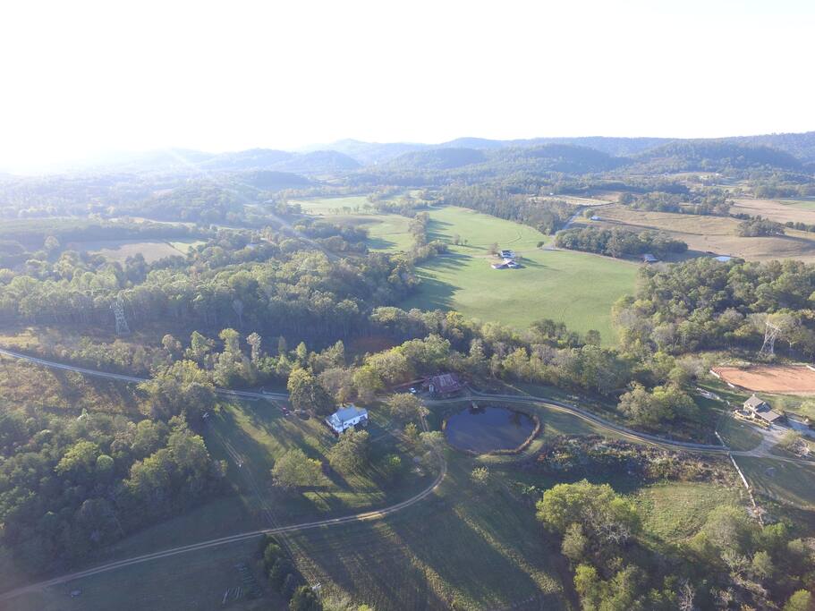 Brand new aerial photos taken at the farm!