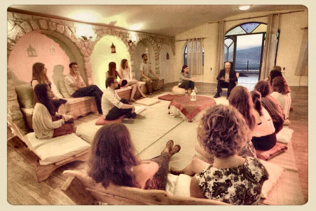 Meditation Room, where workshops, meditations, classes and more are held