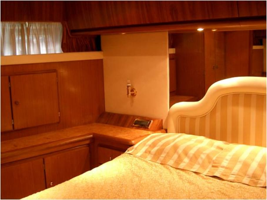 Plenty of storage in the master bedroom