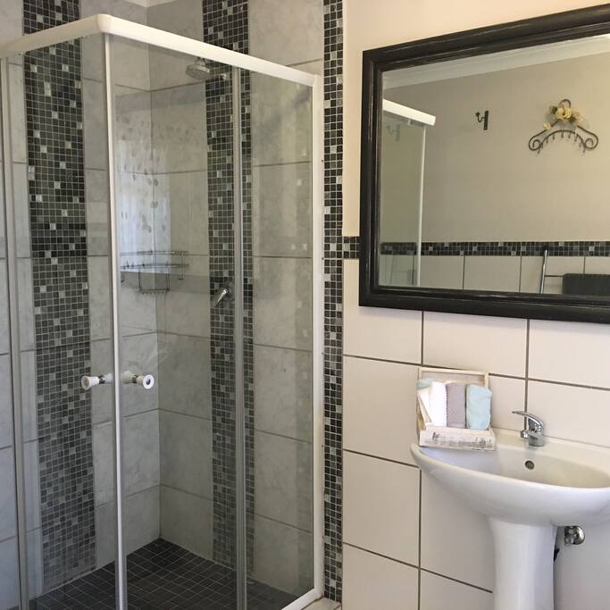 The bathroom.