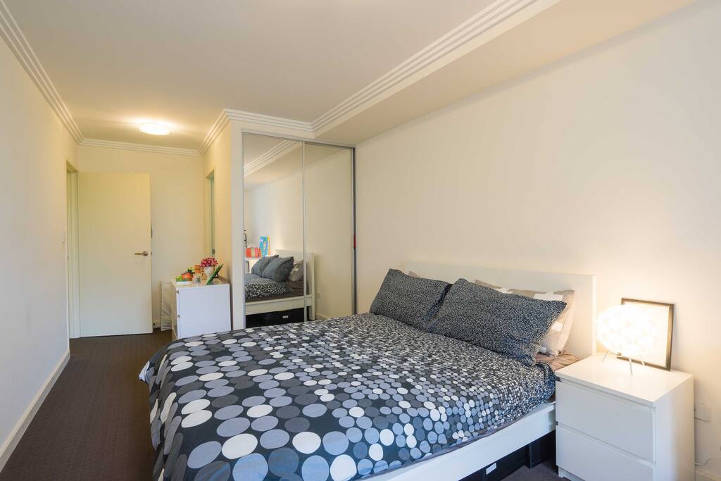 Spacious bedroom