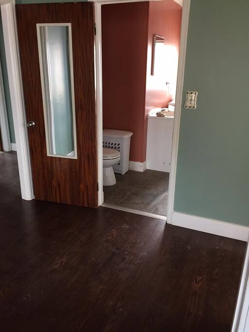 The house comes with two full bathrooms.