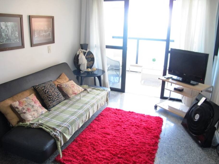 Sala de estar decorada