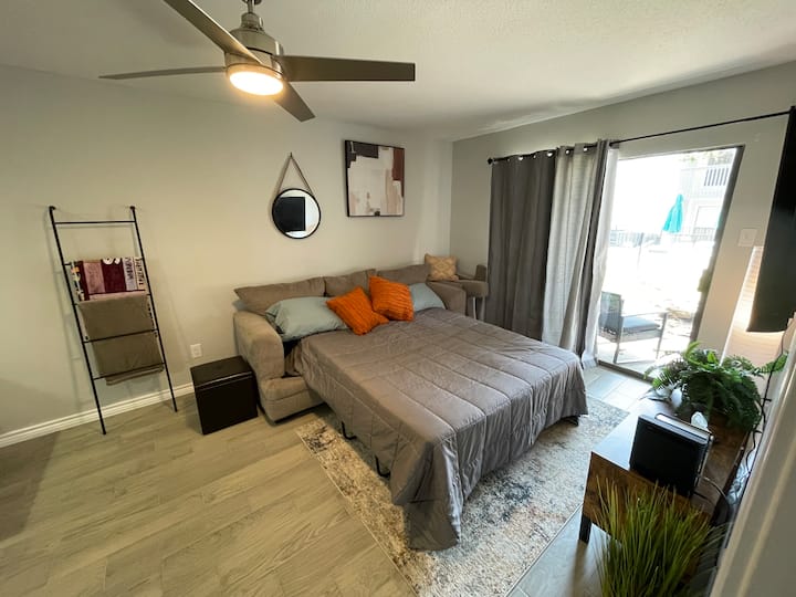 Malkia ukubwa pullout kitanda katika sofa