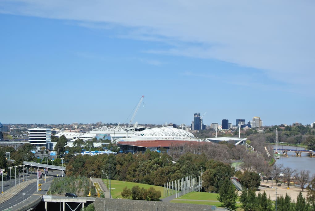 AAMI Park and Yarra River