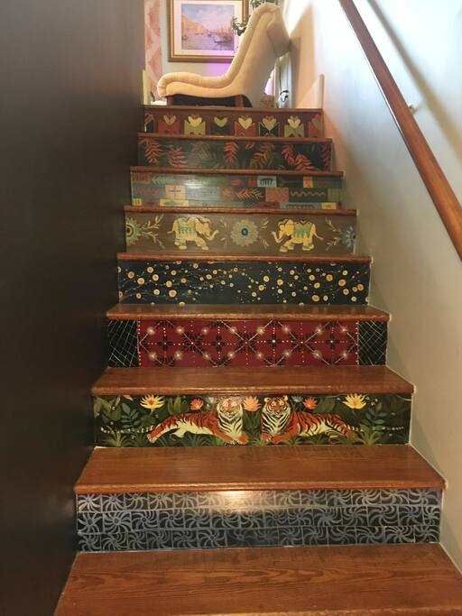 Front staircase coming in