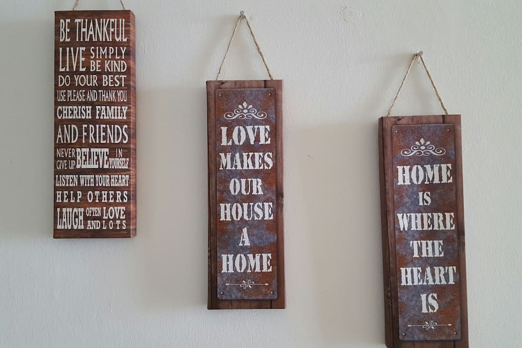 This is a home for you while you are away from home!