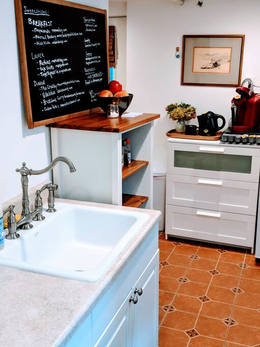 Lovely kitchenette on premise