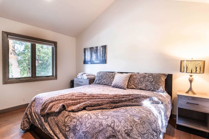 Bedroom #2 has a King bed and private bathroom