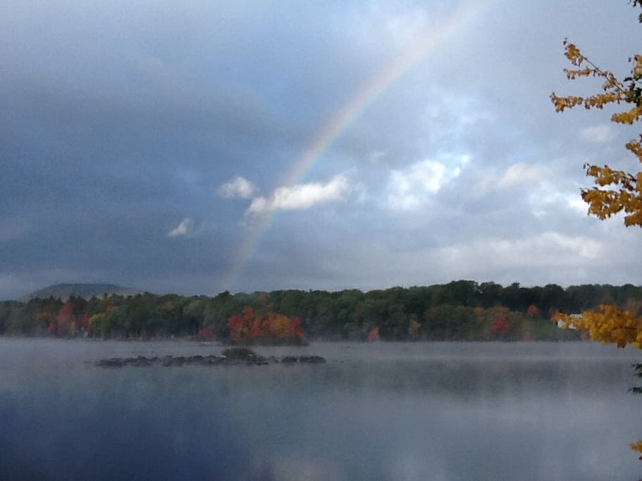 Afternoon Fall Rainbow.
