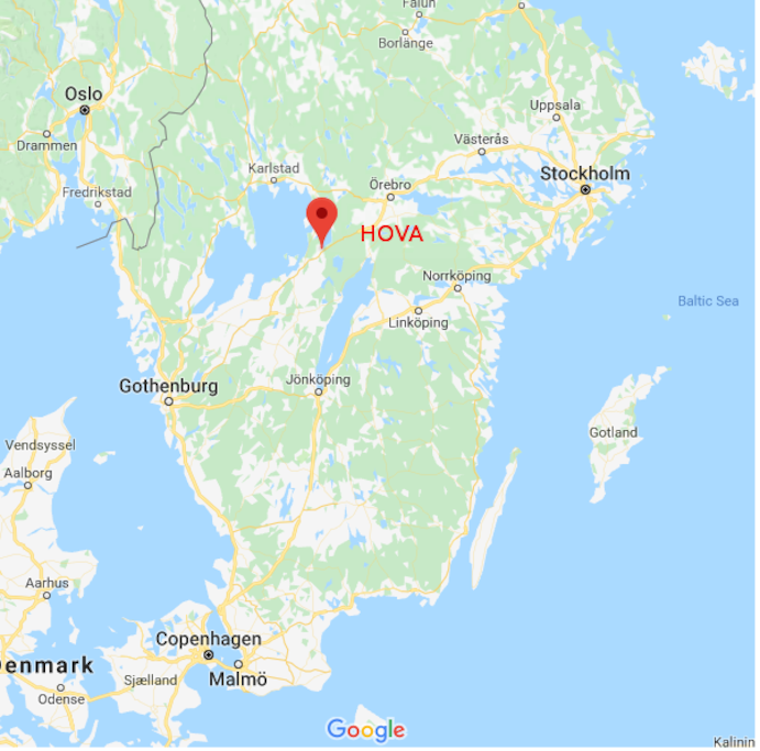 Läge i Sverige - position in Sweden