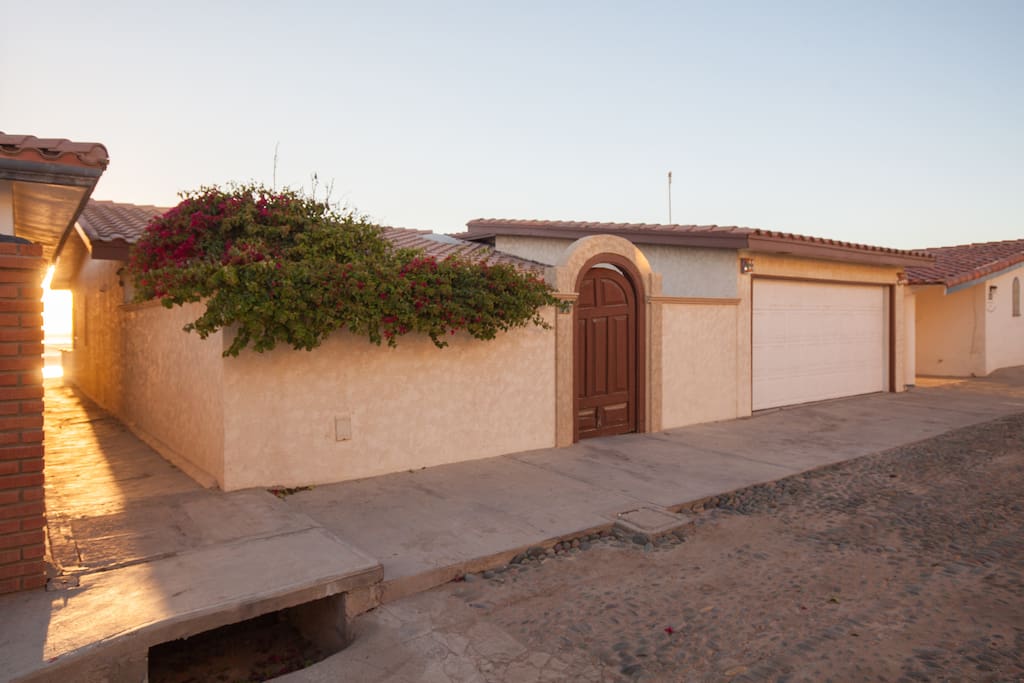 24 hour Gauded Gate Community, Single family Beachfront Home , Unobstructd Views of Coronado Islands, Three steps to a White Sandy Beach, Rolling White-crested Waves, Roaring Surf Totally Private