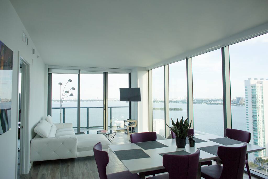 Dining and living room