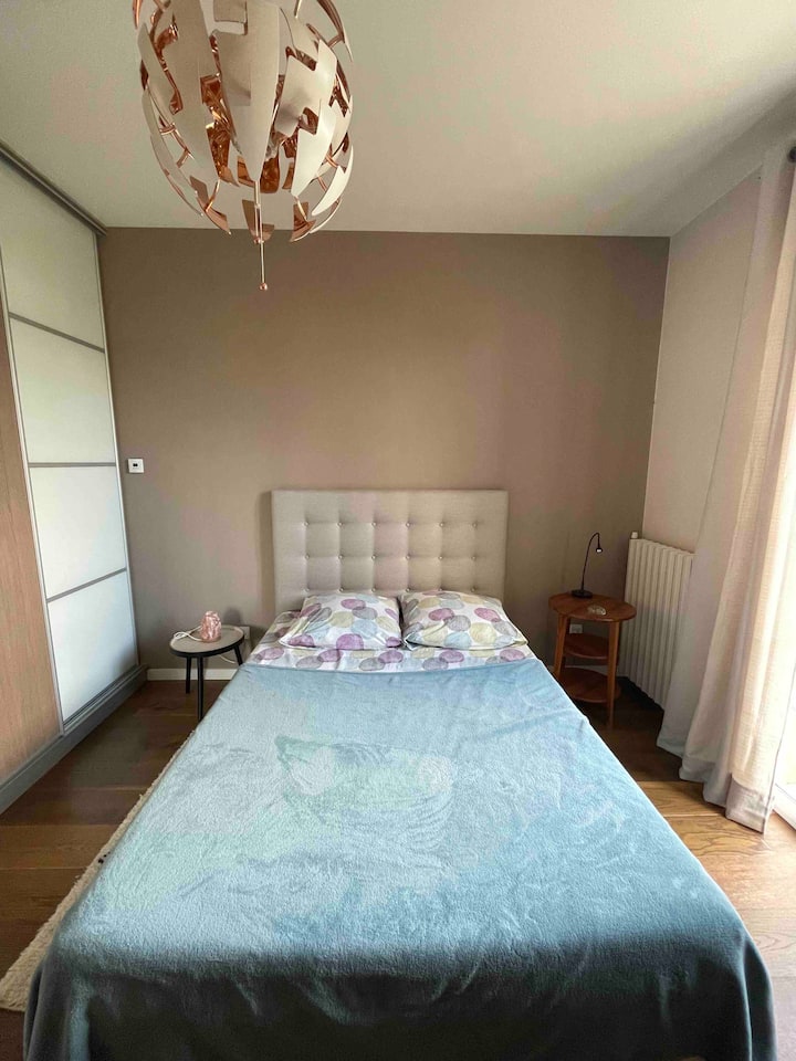 Chambre Dans Notre Maison Avec Piscine - Pessac