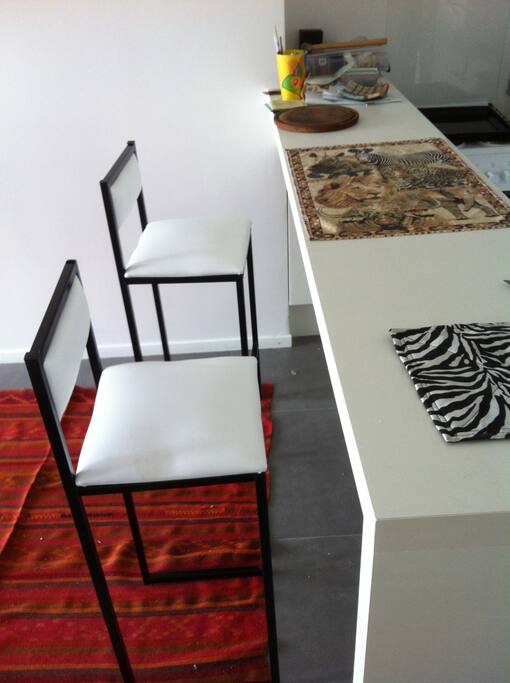 the bar/breakfast nook