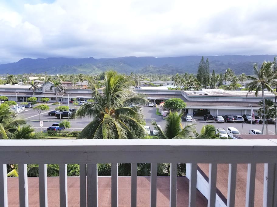 View of the Lanai/deck area